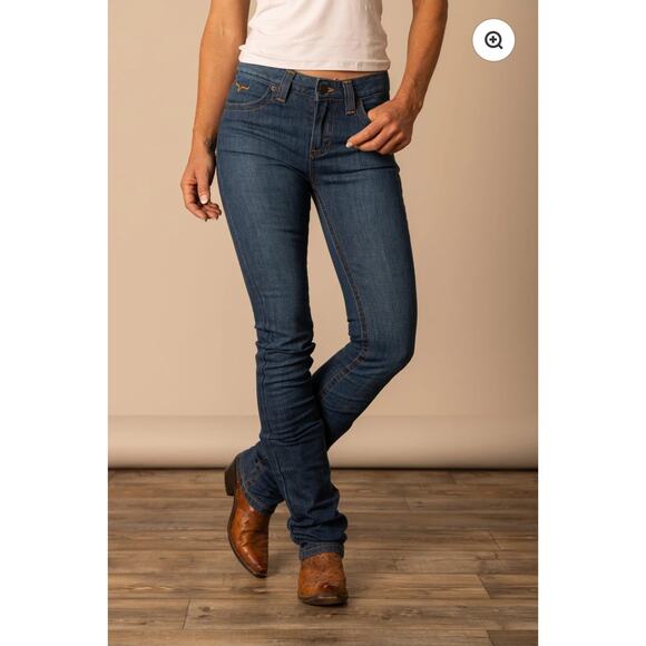 Kimes Ranch Denim - Kimes Ranch Womens Betty 17 Bootcut Jeans 8 /32 Western Cowgirl Equestrian Rodeo